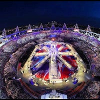 Photo taken at Olympics London 2012 Opening Ceremony by Jorge Arturo F. on 8/12/2012