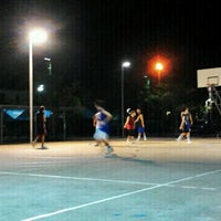 Photo taken at Basketball Court @ Thai-Nichi Institute of Technology by Takkun L. on 1/20/2012