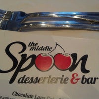 Photo taken at The Middle Spoon Desserterie &amp; Bar by Colleen P D. on 8/22/2012
