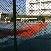 Photo taken at Tennis Court by Noparat C. on 10/31/2011