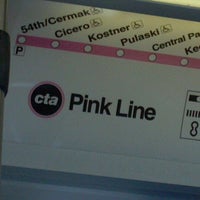 Photo taken at CTA Pink Line by Daniel R. on 3/28/2012