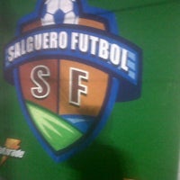 Photo taken at Salguero Fútbol by Jonathan C. on 10/30/2011