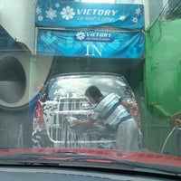 Photo taken at Victory Car Wash &amp;amp; Polish by Denny D. on 2/8/2012