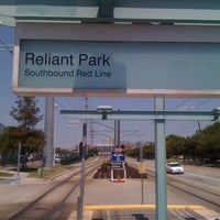 Photo taken at METRORail Reliant Park Station by Matthew G. on 9/11/2011