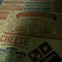 Photo taken at Domino&amp;#39;s Pizza by Caitlin G. on 1/9/2012