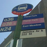 MTA Bus Stop - Jamaica Ave & 222nd St (N24, Q36) - 19 visitors