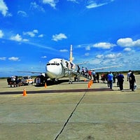 Photo taken at Aeropuerto Internacional Josefa Camejo (LSP) by Douglas B. on 8/19/2012