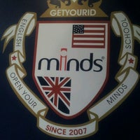 Photo taken at Minds English School by Felipe C. on 2/1/2012