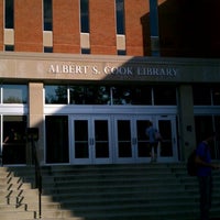 Photo taken at Albert S. Cook Library by Andrew R. on 9/29/2011