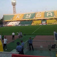 Photo taken at Остановка «Стадион «Кубань» by Алина Ч. on 5/2/2012