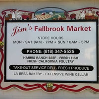 Photo taken at Jim&amp;#39;s Fallbrook Market by Brandon F. on 8/8/2011