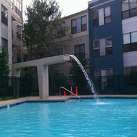 Photo taken at Freedom Lofts Pool by Adia R. on 9/15/2011