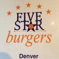 Photo taken at 5 Star Burgers by Steve S. on 4/12/2012