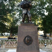 Photo taken at Firefighters Statue by AJ T. on 8/18/2012