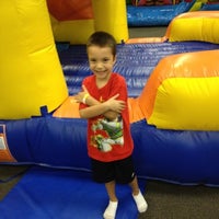 Photo taken at Lake Wylie Bowl N&#39; Bounce by Jeana T. on 8/15/2012