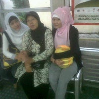 Photo taken at Halte TransJakarta Pasar Rumput by Zaman M. on 10/30/2011