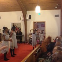 Photo taken at New Christian Memorial Church by Bria W. on 3/11/2012