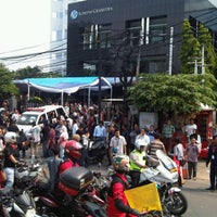 Photo taken at Halte Transjakarta Kebon Jeruk by Iam Q. on 5/23/2012