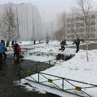 Photo taken at Школа №1458 by Alexander M. on 3/20/2012