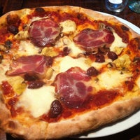 Photo taken at Tennessy Willems Wood Oven Pizza by Samantha M. on 6/11/2012