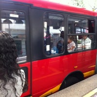 Photo taken at Metrobús Santa Ursula by ENRIQUE M. on 5/16/2012