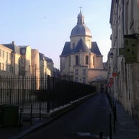 Photo taken at Lycée Charlemagne by Andrew L. on 3/22/2012
