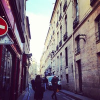 Photo taken at Rue Saint-André des Arts by Eakin R. on 3/21/2012