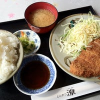 Photo taken at とんかつ潦 by imagine_base on 3/1/2012