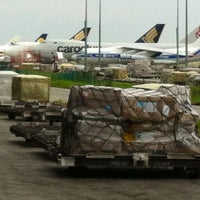 Photo taken at Sats Airfreight Terminal 6 by Ambbi C. on 7/29/2012
