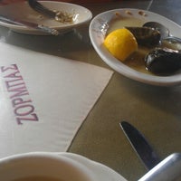 Photo taken at Zorba&amp;#39;s Greek Cafe by Lisa on 8/6/2012