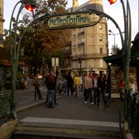 Photo taken at Métro Parmentier [3] by Guy J. on 9/11/2012