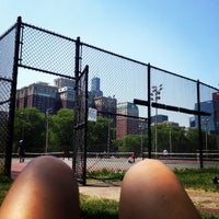 Photo taken at Grant Park Tennis Courts by Kristin L. on 5/27/2012