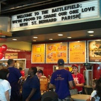 Photo taken at Raising Cane&amp;#39;s Chicken Fingers by Ricky on 7/13/2012