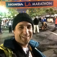 Photo taken at LA Marathon - Starting Line by Joel O. on 3/18/2012