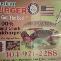 Photo taken at American Burger, Inc. by Dontarious P. on 4/7/2012