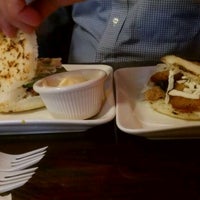 Photo taken at Shachi&amp;#39;s Arepas To Go by Stan K. on 4/9/2012