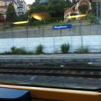 Photo taken at Stazione Magliana by Elena M. on 5/15/2012