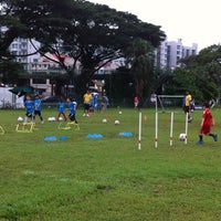 Photo taken at Cosmo United Football Academy by Vicky A. on 5/5/2012