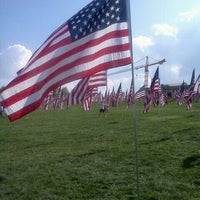 Photo taken at Art Hill 9/11 Memorial by Angela J. on 9/11/2011