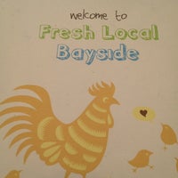 Photo taken at Fresh Local Bayside by kristen c. on 5/6/2012