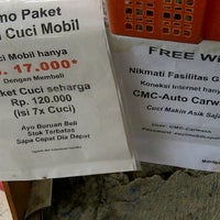 Photo taken at CMC - Cuci Mobil Cepat - ( UKI ) by Sangapan S. on 9/17/2011