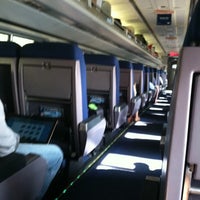 Photo taken at Amtrak Acela 2173 by Randy H. on 9/3/2011