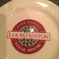 Photo taken at Louis Benton Fine Dining Steak House by Jerry F. on 7/28/2012