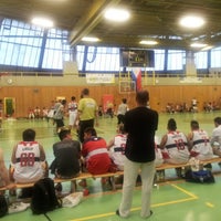 Photo taken at Rundhalle Steigenteschgasse / Basketball by Maureen S on 6/24/2012