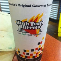 Photo taken at High Tech Burrito by Angel R. on 1/19/2012
