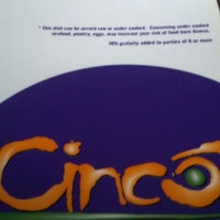Photo taken at Cincó Mexican Cantina by Sy S. on 12/15/2011