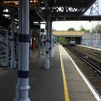 Photo taken at Elmers End London Tramlink Stop by Luiz Fernando C. on 5/5/2012