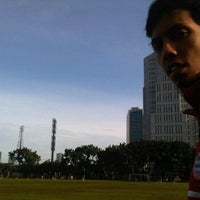 Photo taken at Lapangan Depan Wisma Aldiron by Muhammad N. on 2/5/2012