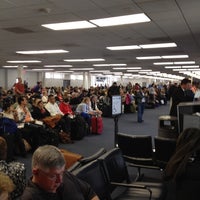Photo taken at Gate B84 by Michele C. on 3/12/2012