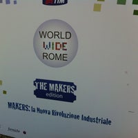 Photo taken at Officina dei Makers - World Wide Rome - Acquario Romano by Fabio C. on 3/9/2012